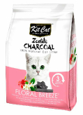 Zeolite Charcoal Floral Breeze Кит Кэт цеолитовый комкующийся наполнитель с ароматом цветов купить в Москве