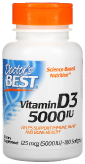 Best Vitamin D-3 5000 180 капсул купить в Москве