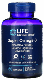 Super Omega 3 EPA/DHA Fish oil с лигнанами кунжута и экстрактом оливы, 60 капсул купить в Москве