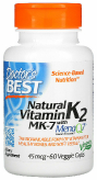 Natural Vitamin K2 MK-7 with MenaQ7 45 мкг 60 капсул купить в Москве