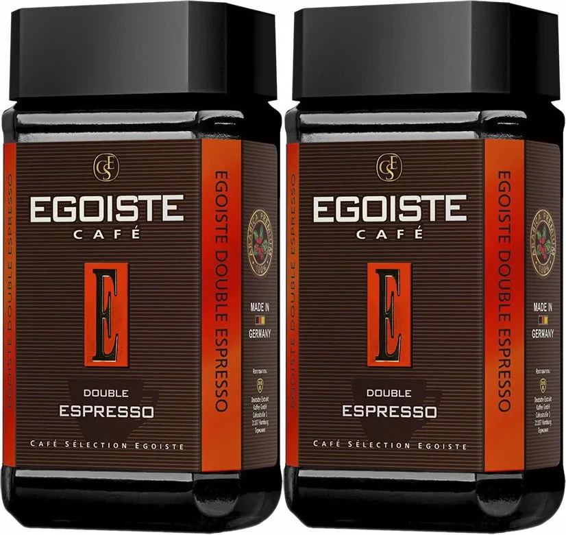 Набор 2х100г Egoiste Double Espresso стекло купить в Москве