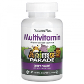 Animal Parade Children's Chewable Multi-Vitamin & Mineral 180 жевательных таблеток. Виноград. купить в Москве