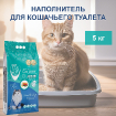 Комкующийся наполнитель без пыли с ароматом Марсельского мыла, пакет Marsilla Soap 5 кг купить в Москве