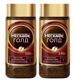 Набор 2х190г Nescafe Gold стекло купить в Москве