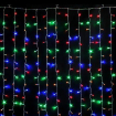 Гирлянда - 1,5х1,5м занавес/штора с разноцветными диодами купить в Москве