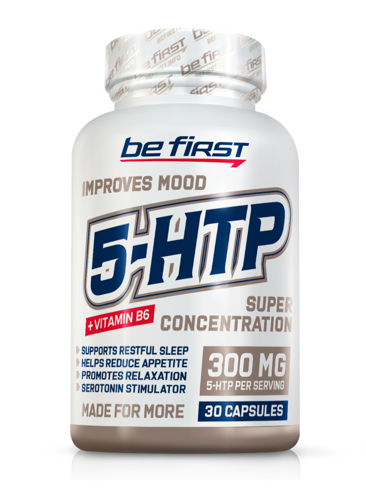 Be First 5-HTP 300 мг Super Concentration + B6 30 капс. купить в Москве Be First 5-HTP 300 мг Super Concentration + B6 30 капс. купить в Москве