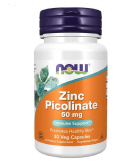 NOW Zinc Picolinate 50 мг 30 капс. купить в Москве