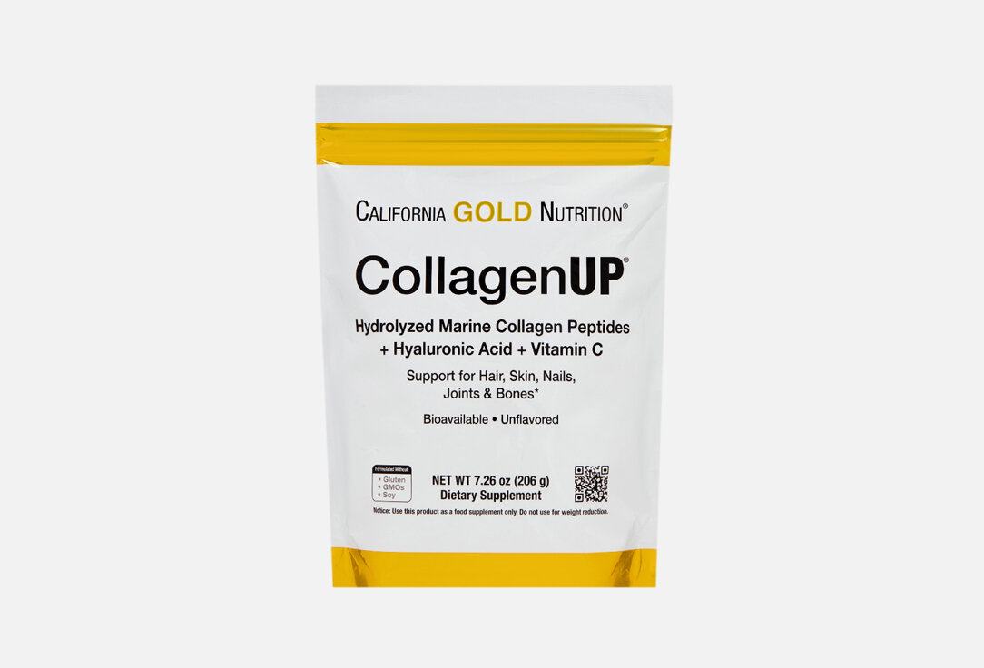 California Gold Nutrition CollagenUP 5000 mg + Hyaluronic Acid + Vit C 206 г Рыбный коллаген купить в Москве California Gold Nutrition CollagenUP 5000 mg + Hyaluronic Acid + Vit C 206 г Рыбный коллаген купить в Москве