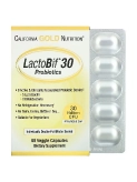 California Gold Nutrition LactoBif Probiotics 30 Billion CFU Пробиотик 30 млрд КОЕ 60 капс. купить в Москве